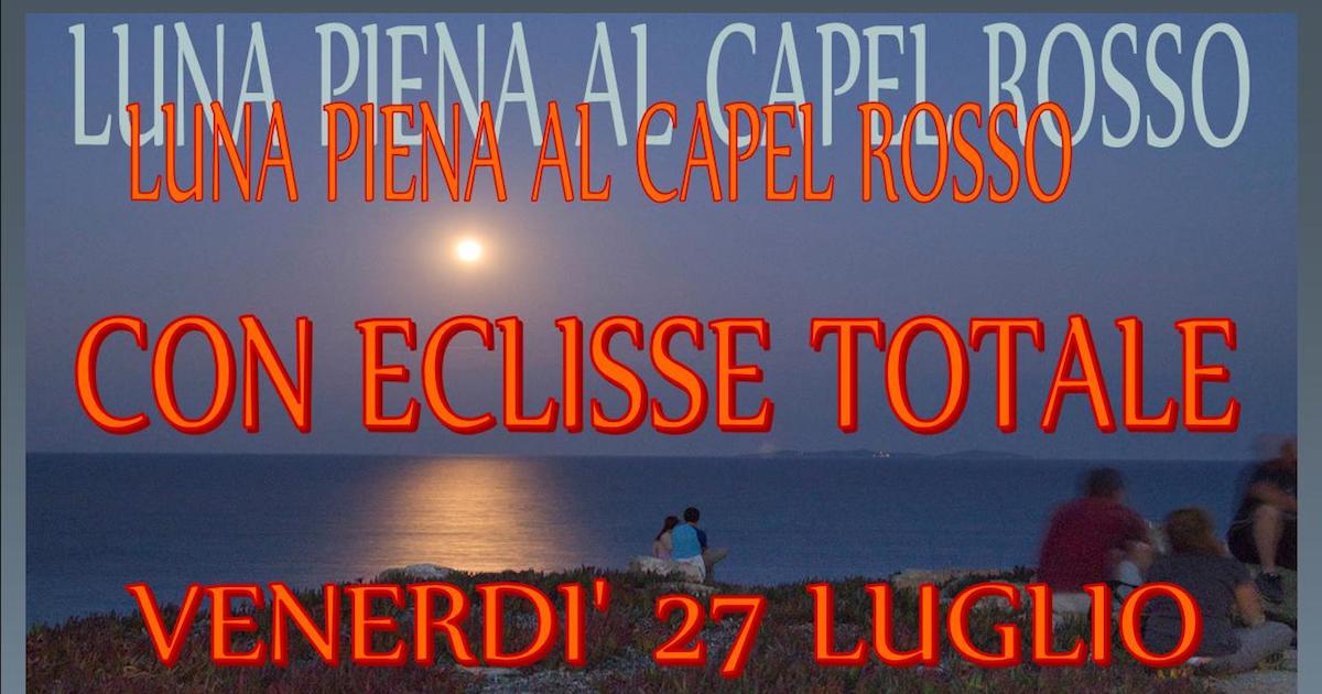 eclisse totale luna capel rosso isola del giglio giglionews