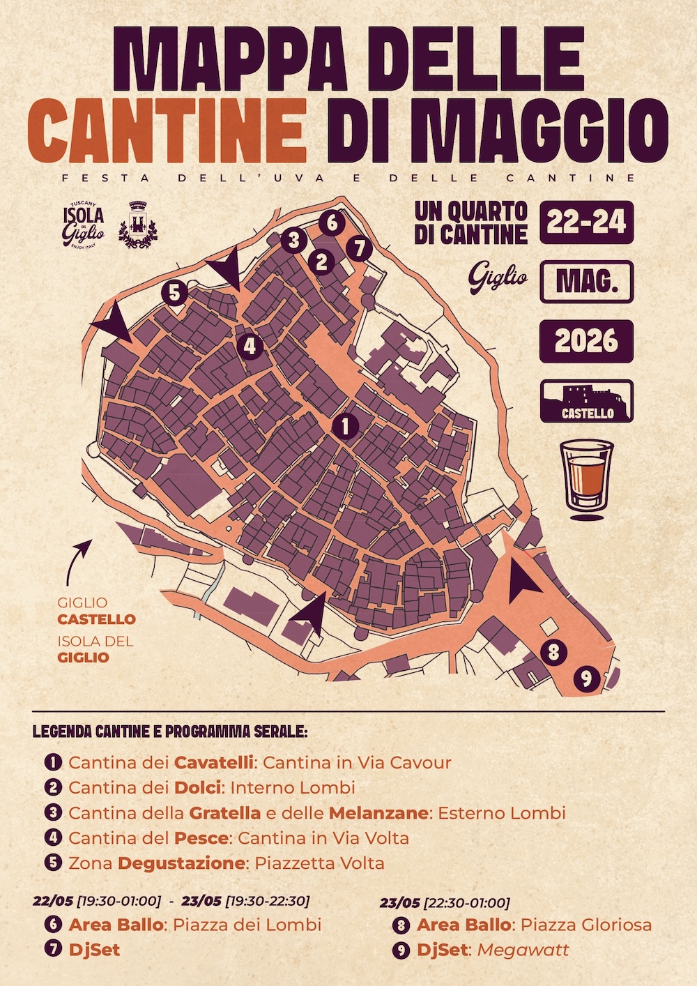 mappa cantine maggio 2026 isola del giglio giglionews