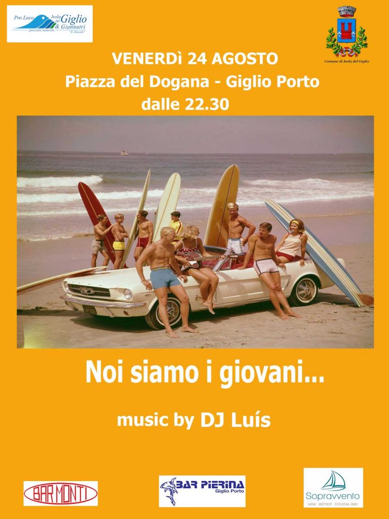 noi siamo i giovani disco dance isola del giglio porto giglionews