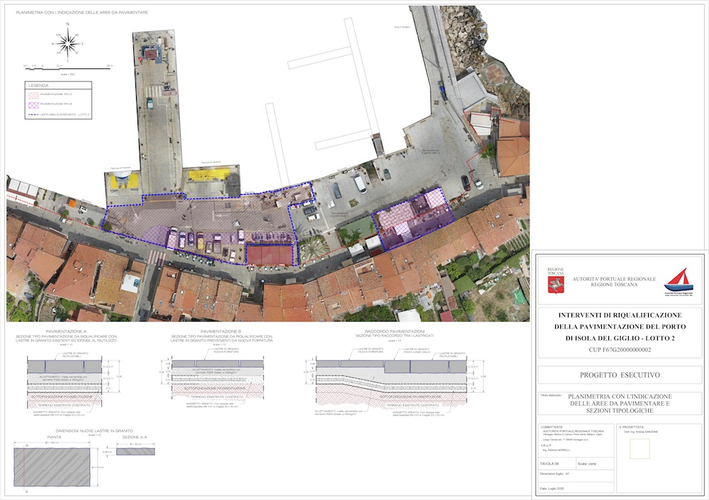 pavimentazioni portuali comune isola del giglio porto giglionews