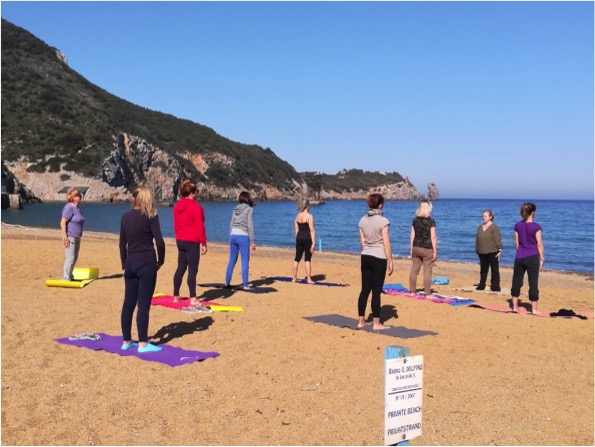 pilates spiaggia isola del giglio campese giglionews