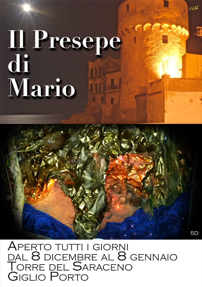 presepe di mario natale isola del giglio porto giglionews