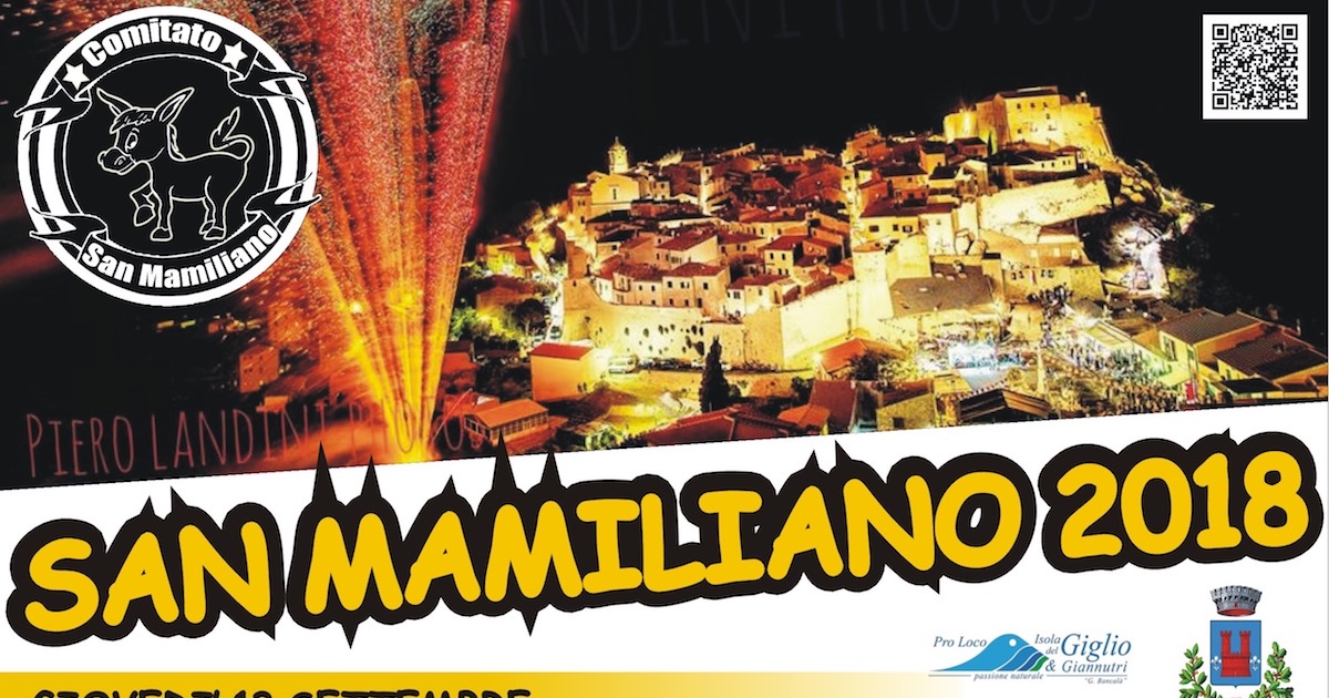 san mamiliano 2018 festa isola del giglio castello giglionews programma