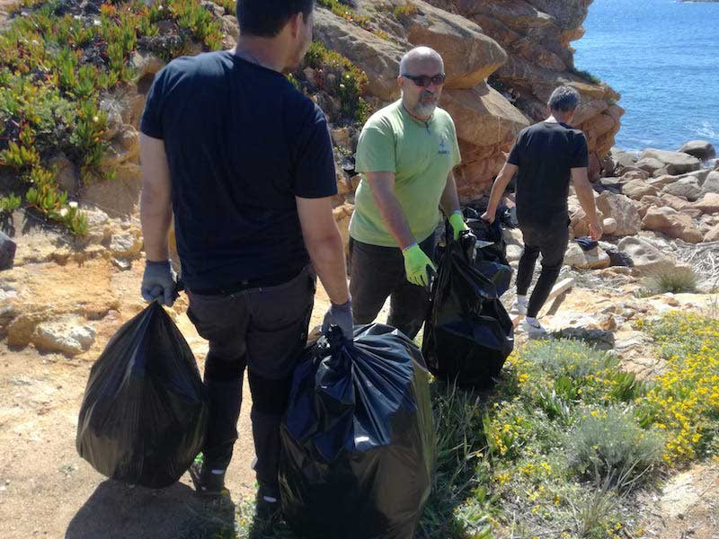 pulizia cala capo marino pro loco isola del giglio giglionews