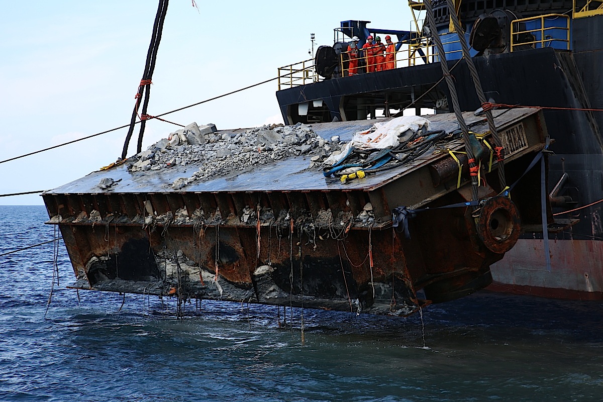 rimozione recupero piattaforme pulizia fondali micoperi isola del giglio giglionews