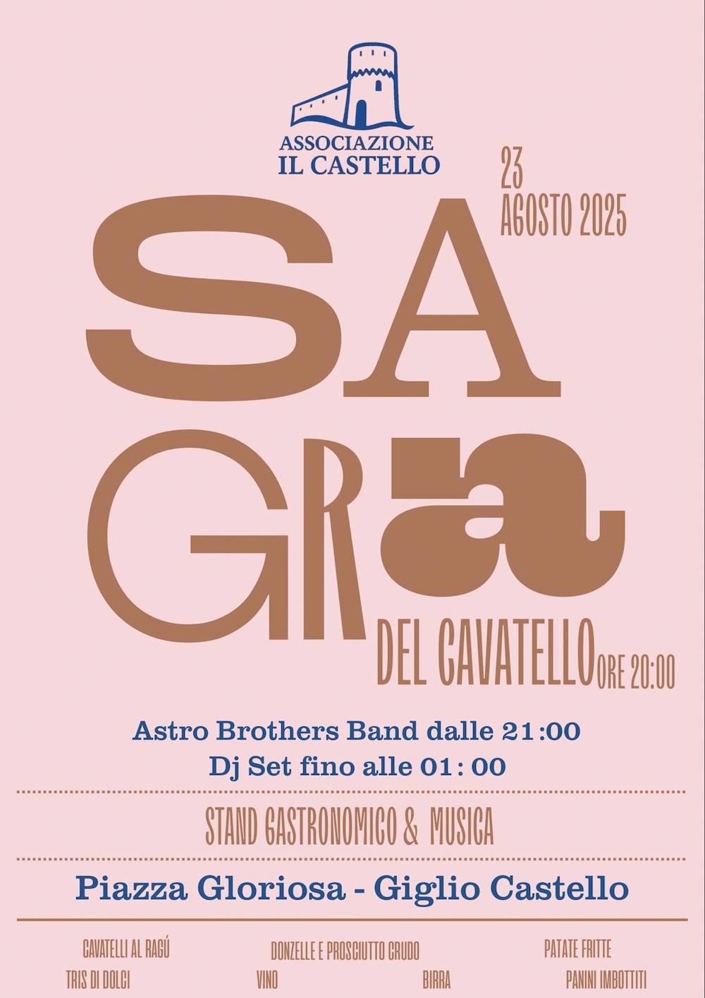 sagra cavatello isola del giglio castello giglionews