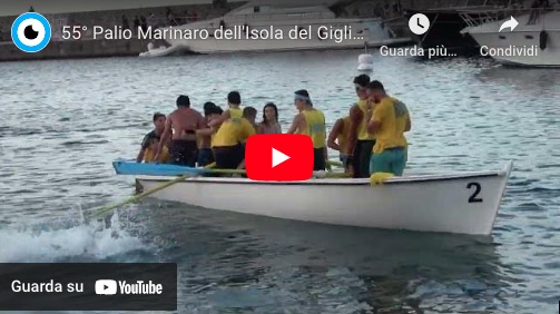 screenshot video palio marinaro isola del giglio giglionews