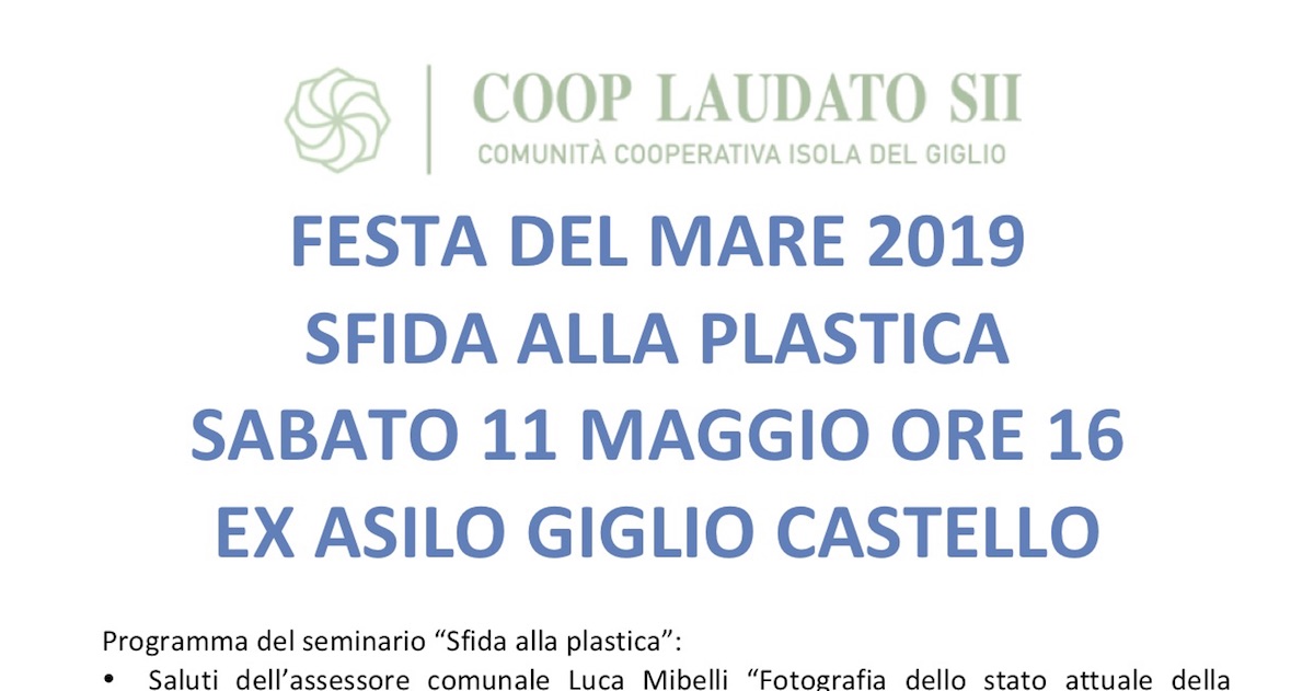 sfida plastica seminario isola del giglio giglionews