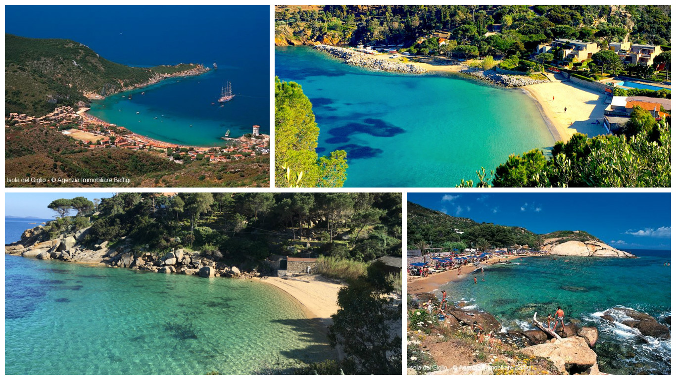 spiaggia spiagge isola del giglio giglionews cannelle caldane arenella campese