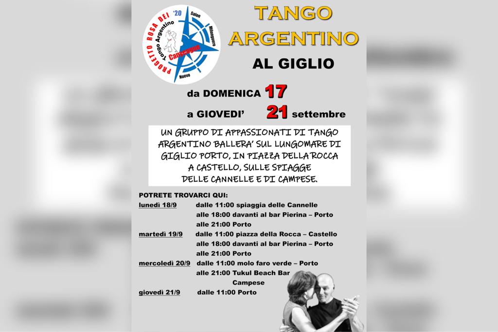 tango argentino locandina isola del giglio giglionews