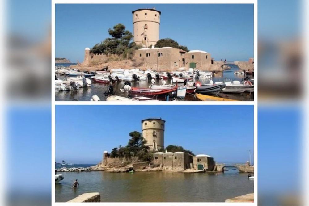 torre campese porticciolo prima e dopo isola del giglio giglionews