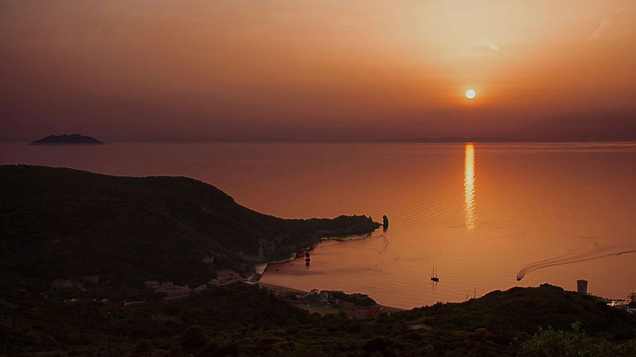 tramonto chi parte morte isola del giglio giglionews