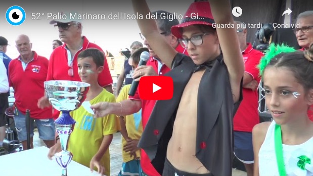 palio marinaro video classifiche isola del giglio giglionews