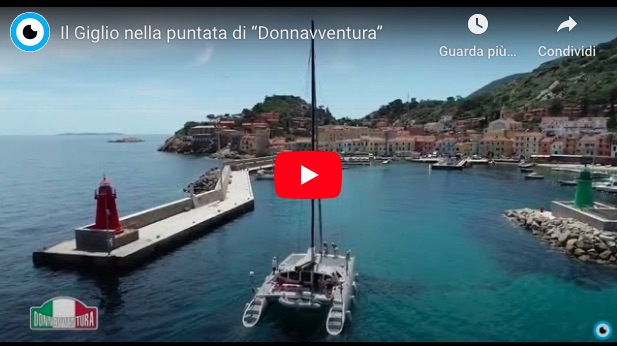 video trasmissione donnavventura isola del giglio giglionews