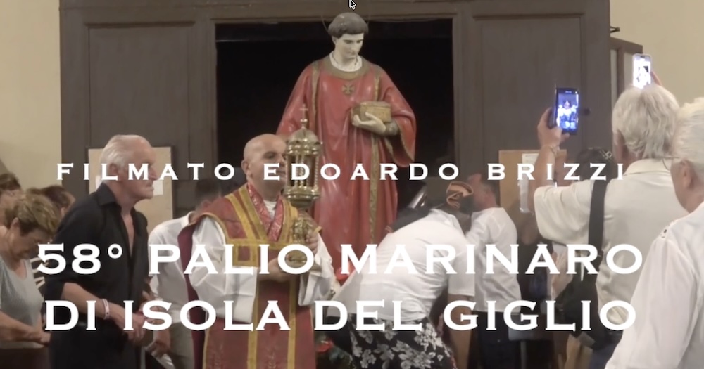 video edoardo brizzi palio marinaro isola del giglio giglionews