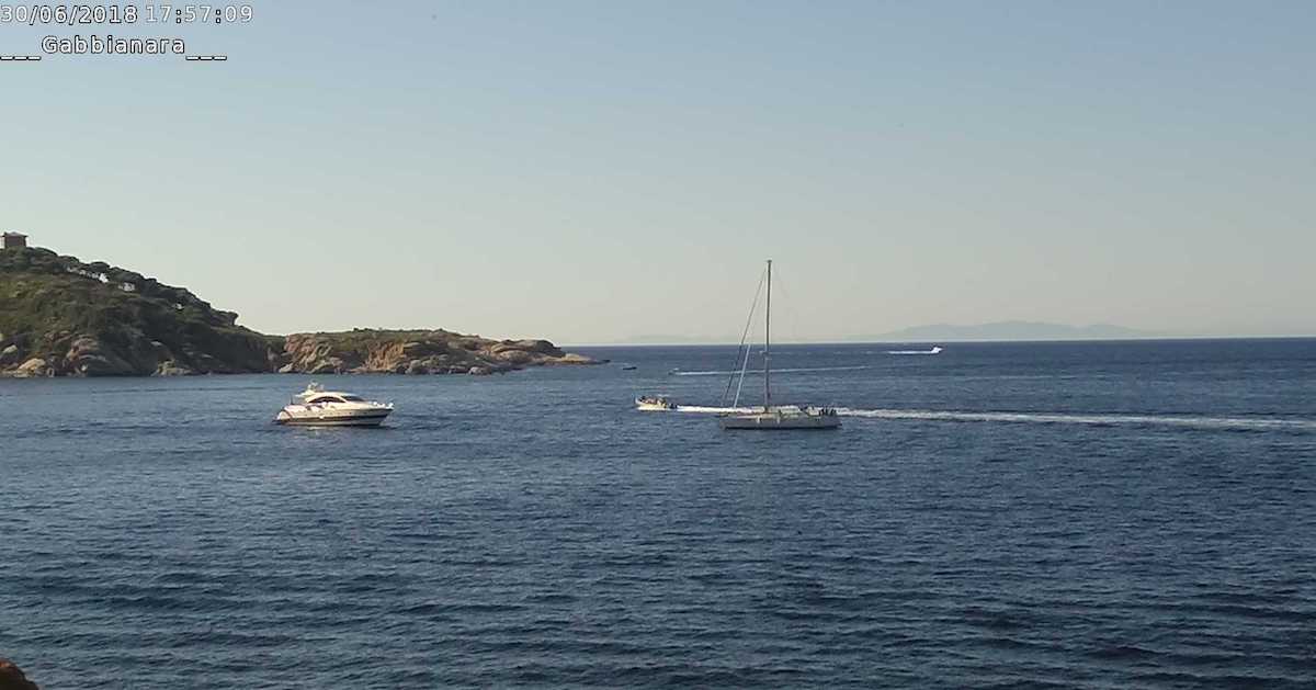 webcam sorveglianza gabbianara concordia isola del giglio giglionews